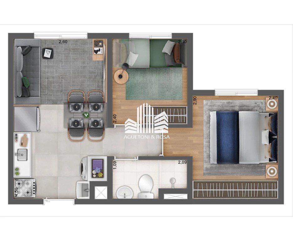 Apartamento à venda com 2 quartos, 33m² - Foto 18