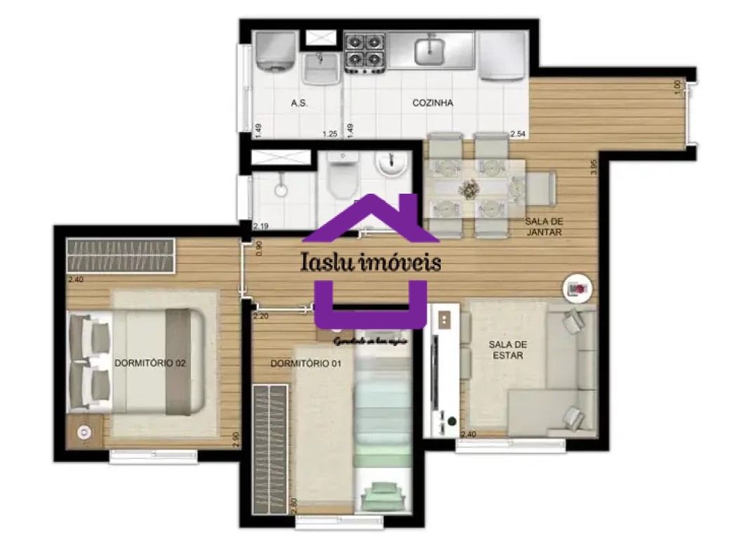 Apartamento, 2 quartos, 41 m² - Foto 19