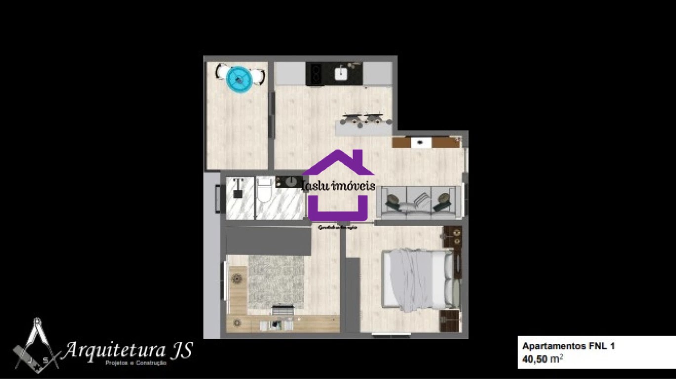Apartamento, 1 quarto, 40 m² - Foto 3