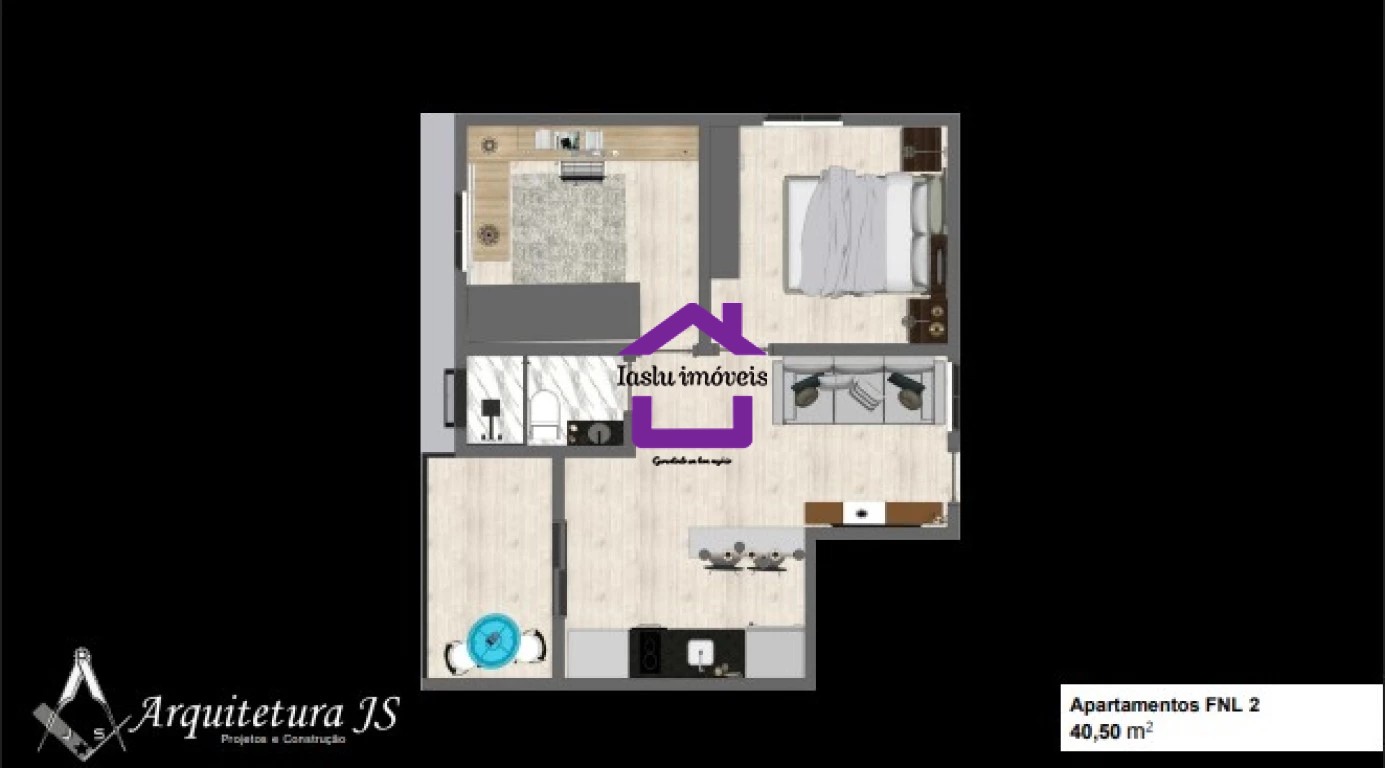 Apartamento, 1 quarto, 40 m² - Foto 5
