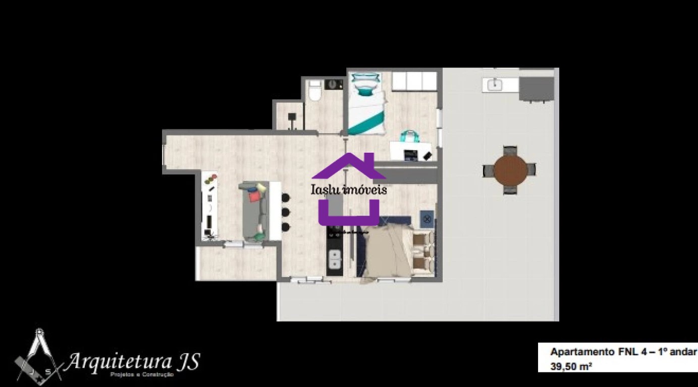 Apartamento, 1 quarto, 40 m² - Foto 8