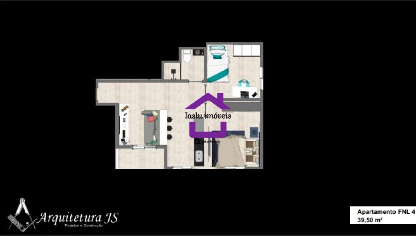 Apartamento, 1 quarto, 40 m² - Foto 9