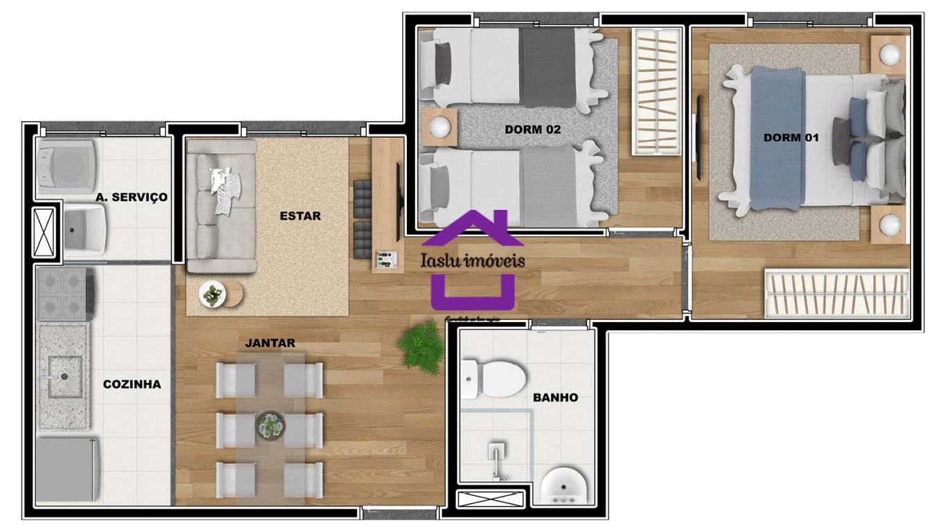 Apartamento, 2 quartos, 42 m² - Foto 19