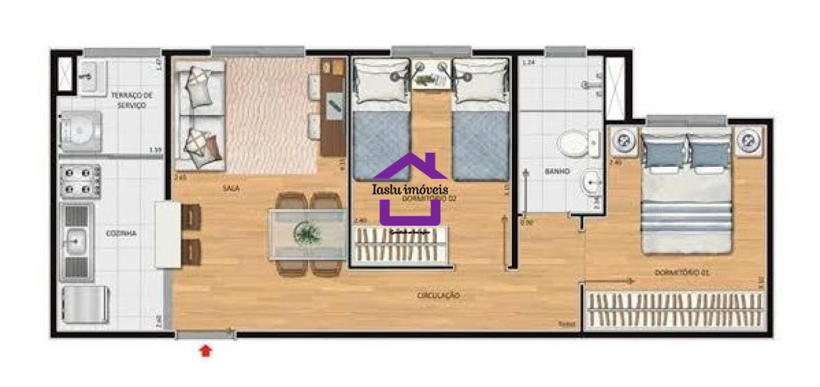 Apartamento, 2 quartos, 47 m² - Foto 19