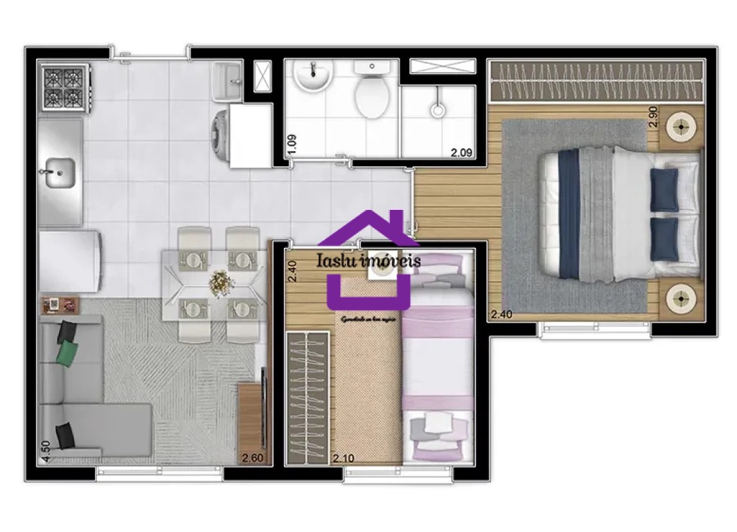 Apartamento, 2 quartos, 32 m² - Foto 16