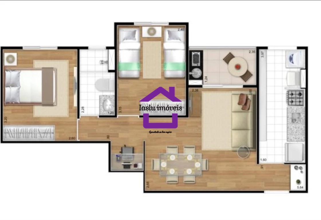 Apartamento, 2 quartos, 50 m² - Foto 11