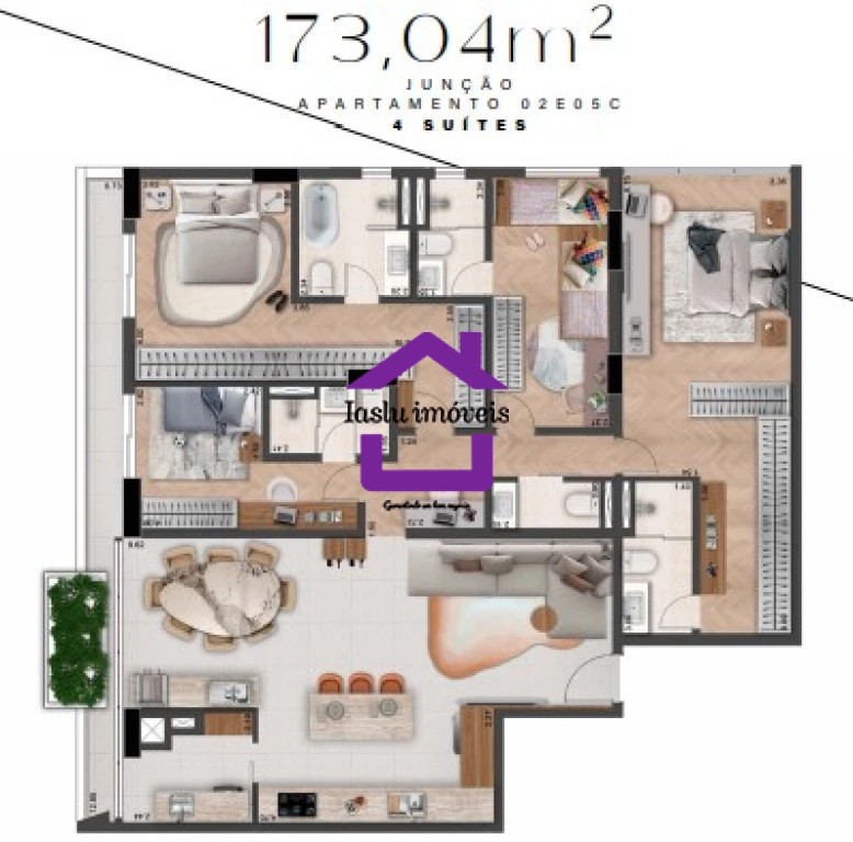 Apartamento à venda com 3 quartos, 180m² - Foto 49