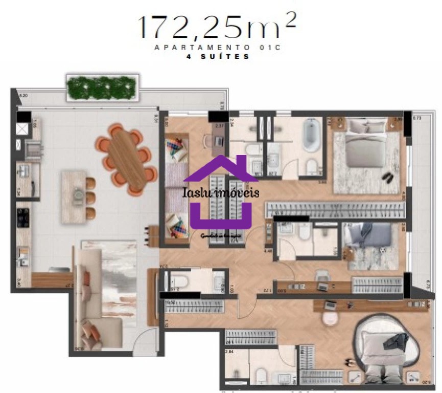 Apartamento à venda com 3 quartos, 180m² - Foto 50
