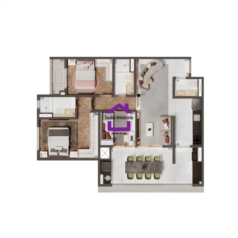 Apartamento, 2 quartos, 84 m² - Foto 16