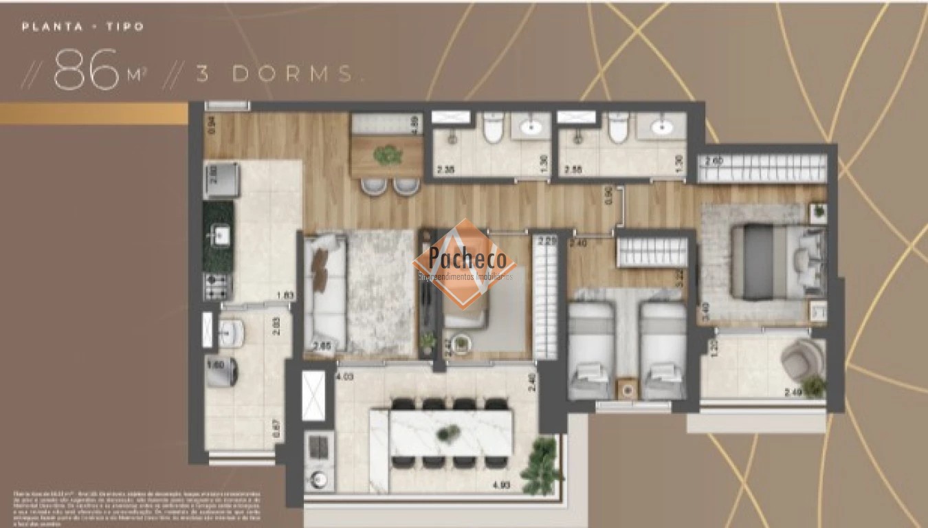 Apartamento à venda com 3 quartos, 86m² - Foto 21