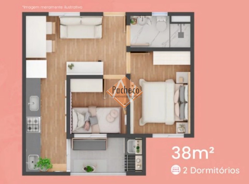 Apartamento à venda com 1 quarto, 24m² - Foto 21