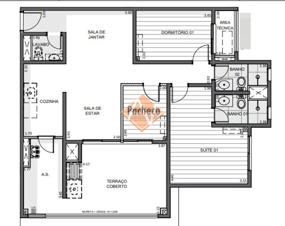 Apartamento, 3 quartos, 95 m² - Foto 3