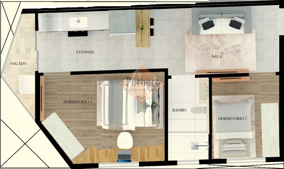 Apartamento à venda com 2 quartos, 38m² - Foto 22