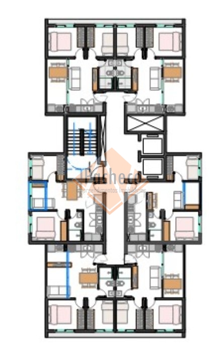 Apartamento à venda com 2 quartos, 39m² - Foto 9