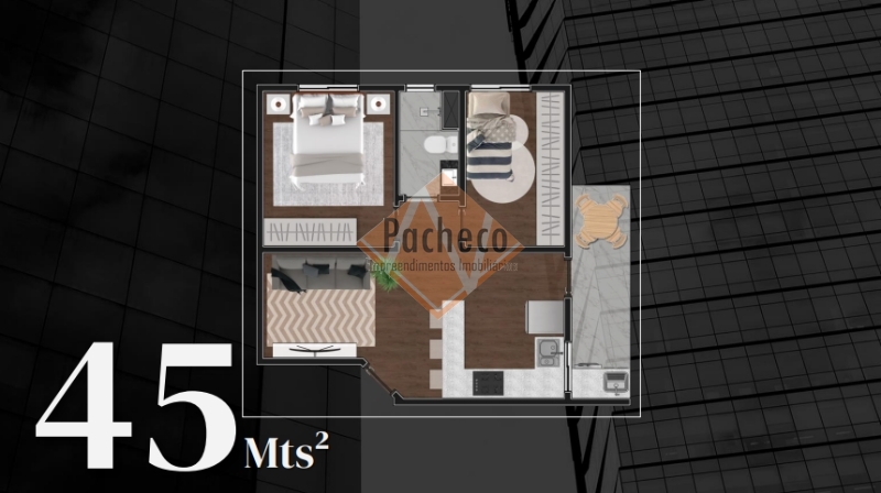 Apartamento à venda com 2 quartos, 45m² - Foto 18