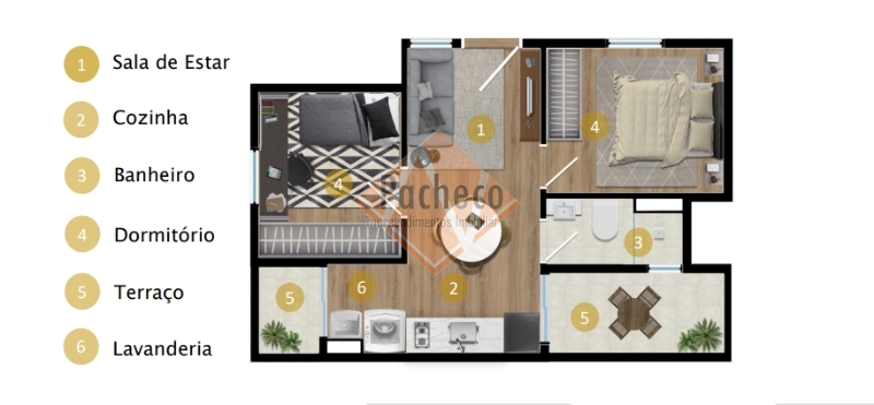 Apartamento à venda com 2 quartos, 34m² - Foto 10