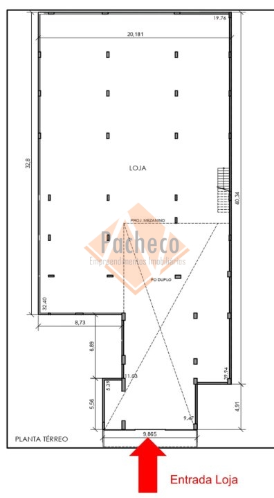 Loja-Salão à venda e aluguel, 1328m² - Foto 4