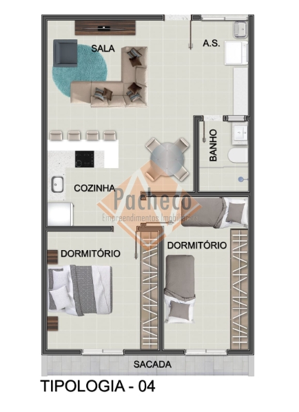 Apartamento à venda com 2 quartos, 40m² - Foto 10