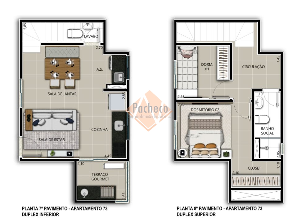 Apartamento à venda com 2 quartos, 43m² - Foto 27