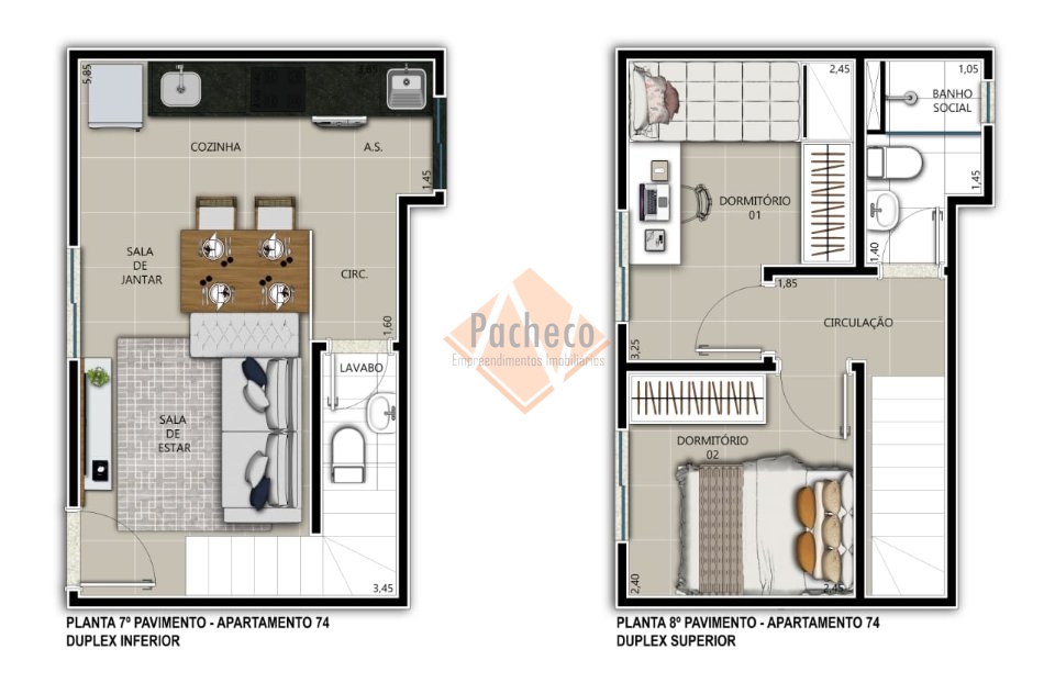 Apartamento à venda com 2 quartos, 43m² - Foto 28