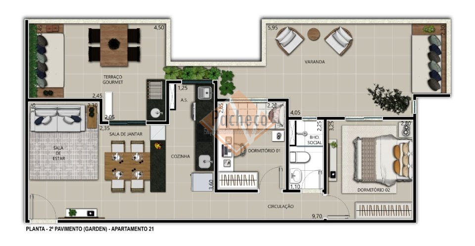 Apartamento à venda com 2 quartos, 43m² - Foto 34