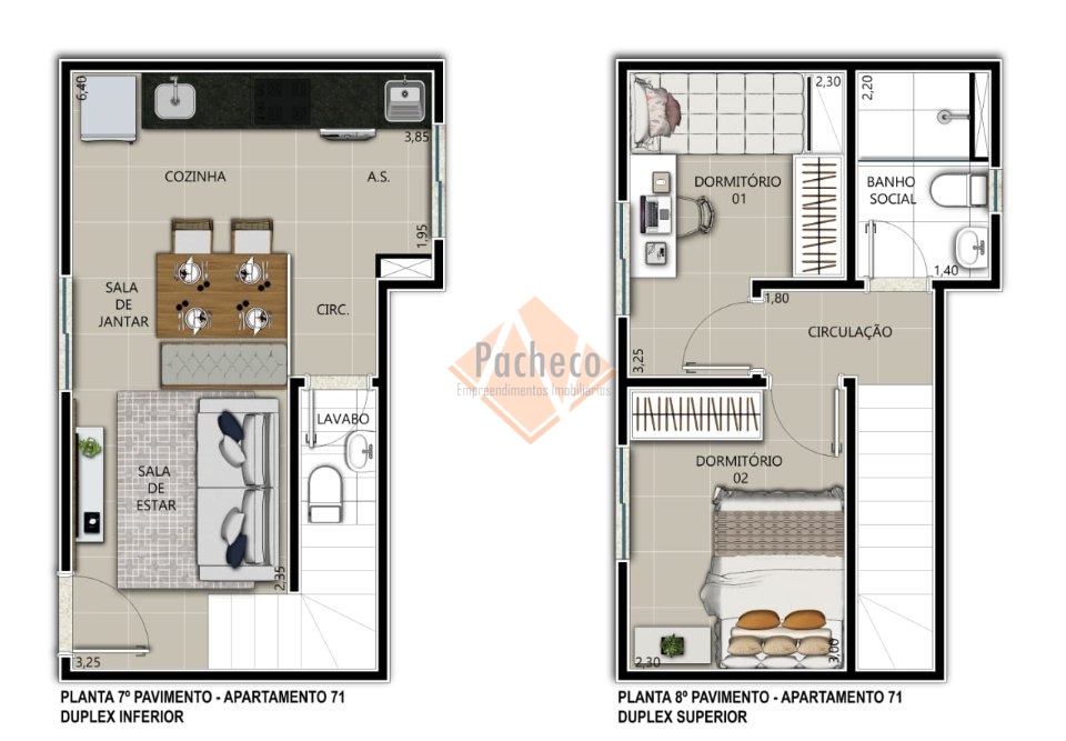 Apartamento à venda com 2 quartos, 43m² - Foto 36