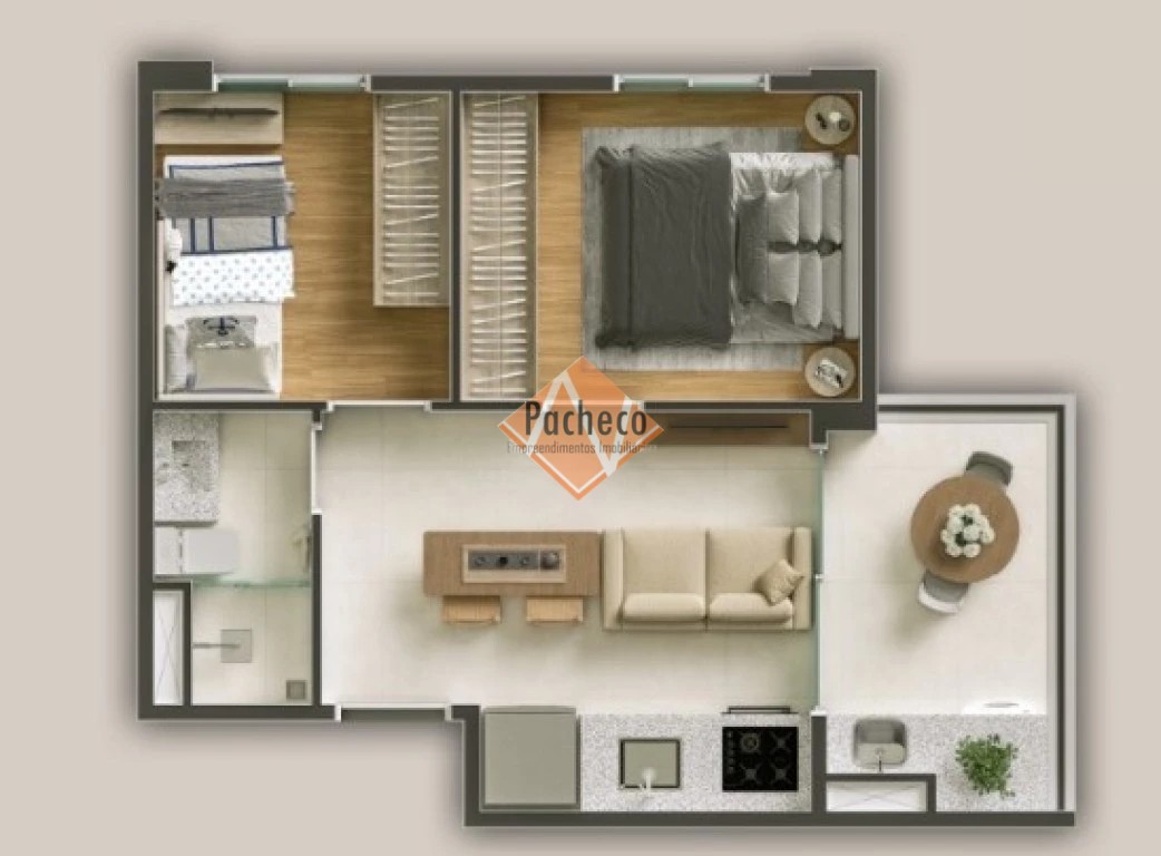 Apartamento, 2 quartos, 35 m² - Foto 12