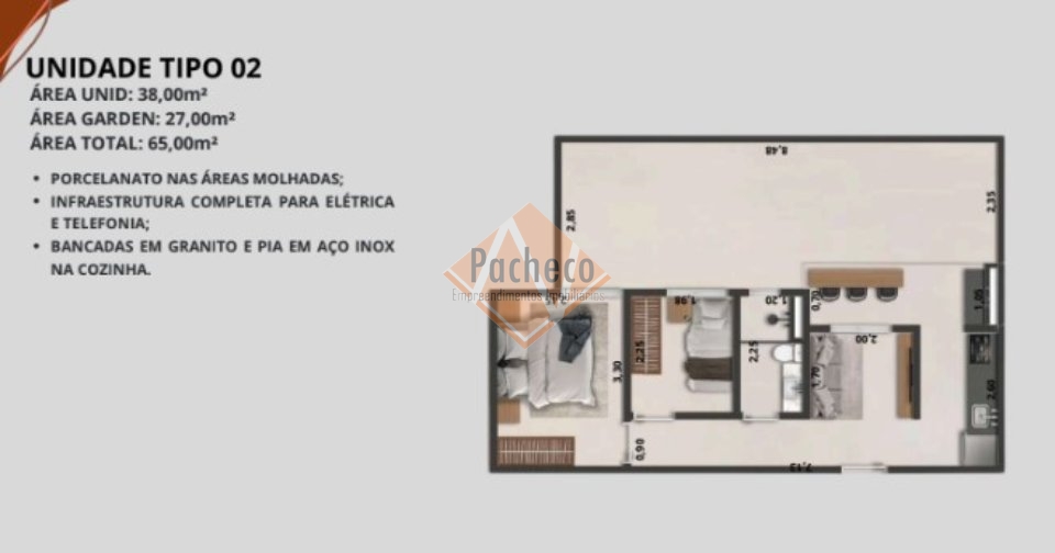 Apartamento à venda com 2 quartos, 50m² - Foto 11