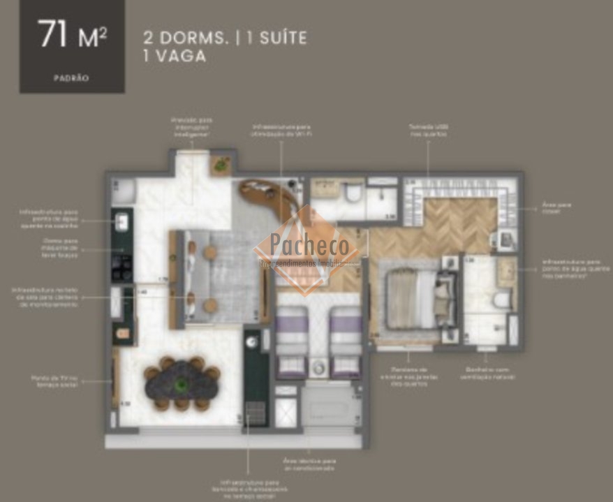 Apartamento à venda com 2 quartos, 71m² - Foto 16