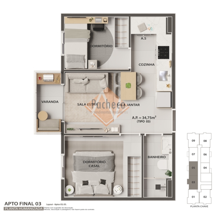 Apartamento à venda com 2 quartos, 41m² - Foto 12