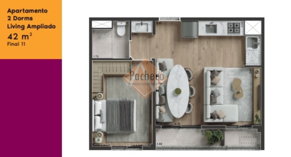 Apartamento à venda com 2 quartos, 40m² - Foto 19