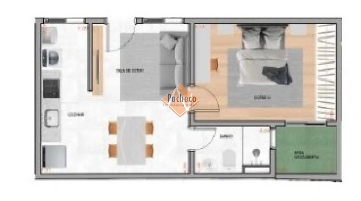 Apartamento, 1 quarto, 41 m² - Foto 4