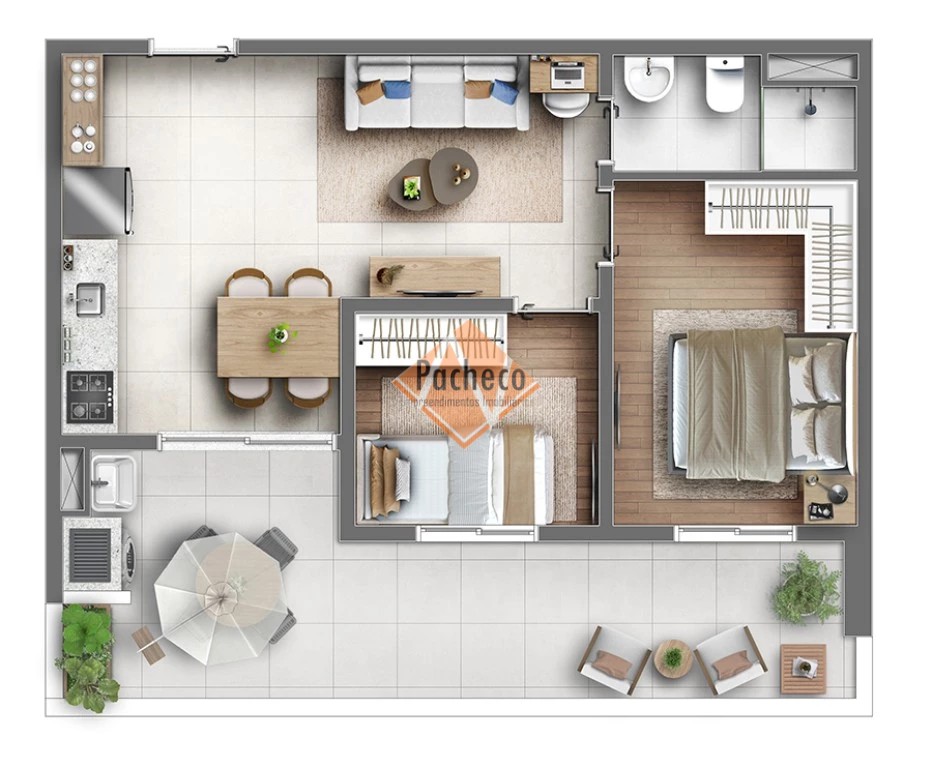 Apartamento, 2 quartos, 53 m² - Foto 28