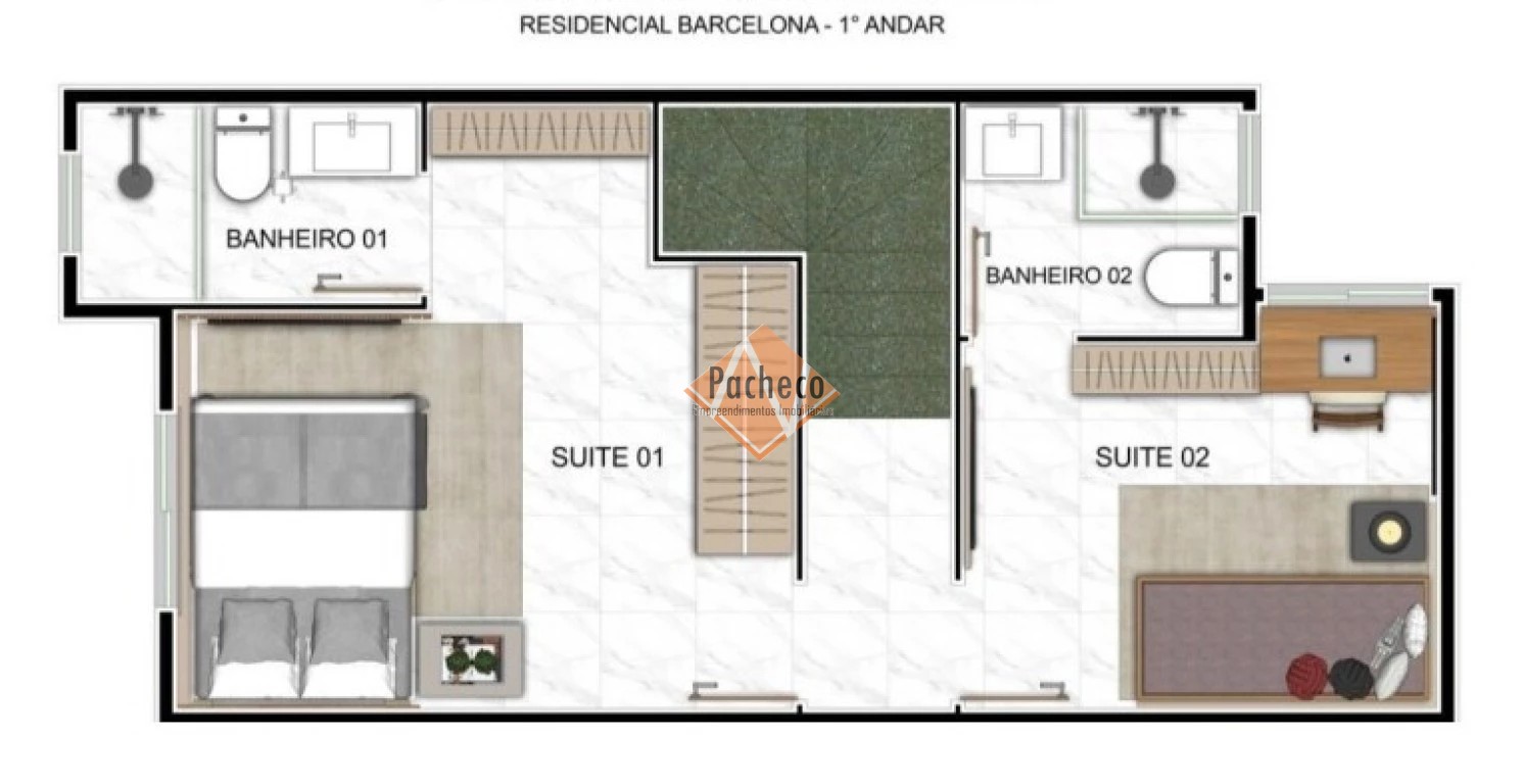 Casa de Condomínio, 2 quartos - Foto 3