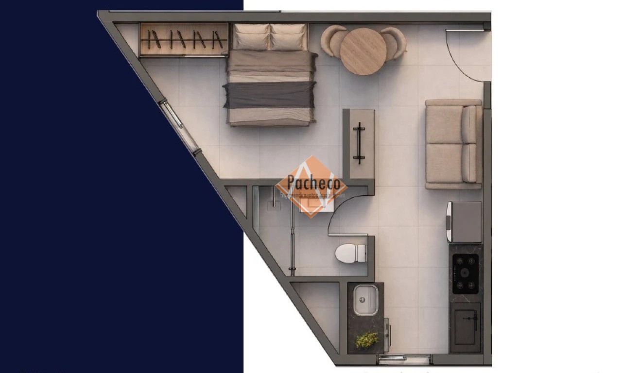 Apartamento, 1 quarto, 30 m² - Foto 3