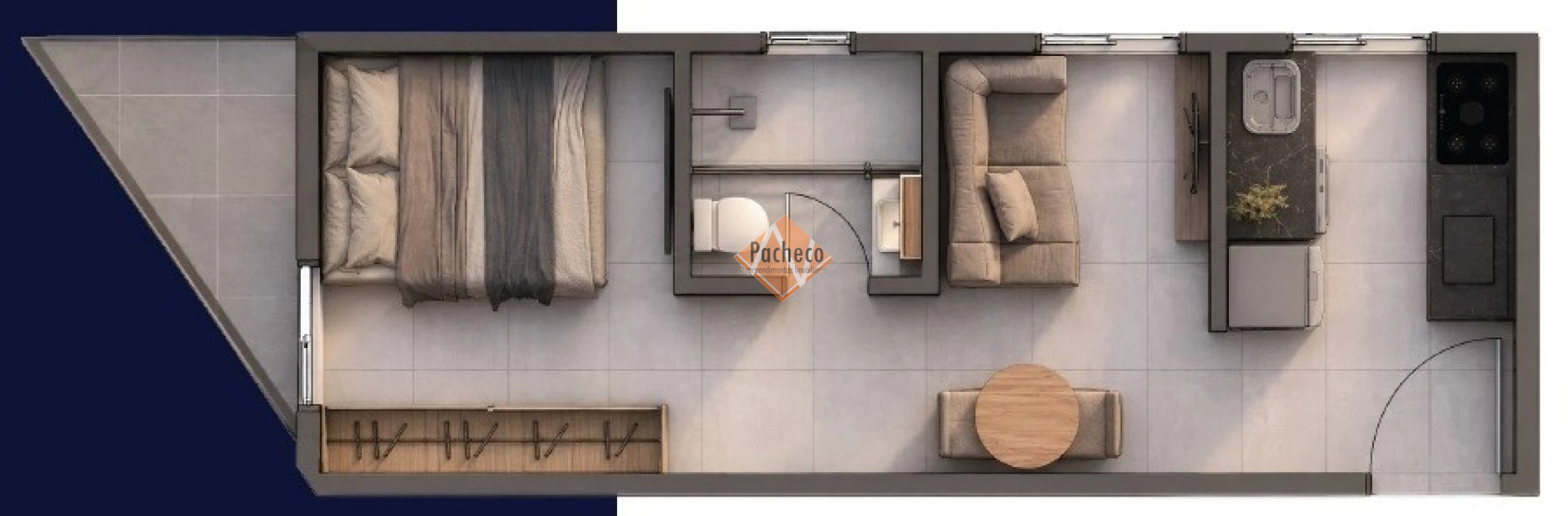 Apartamento, 1 quarto, 30 m² - Foto 4
