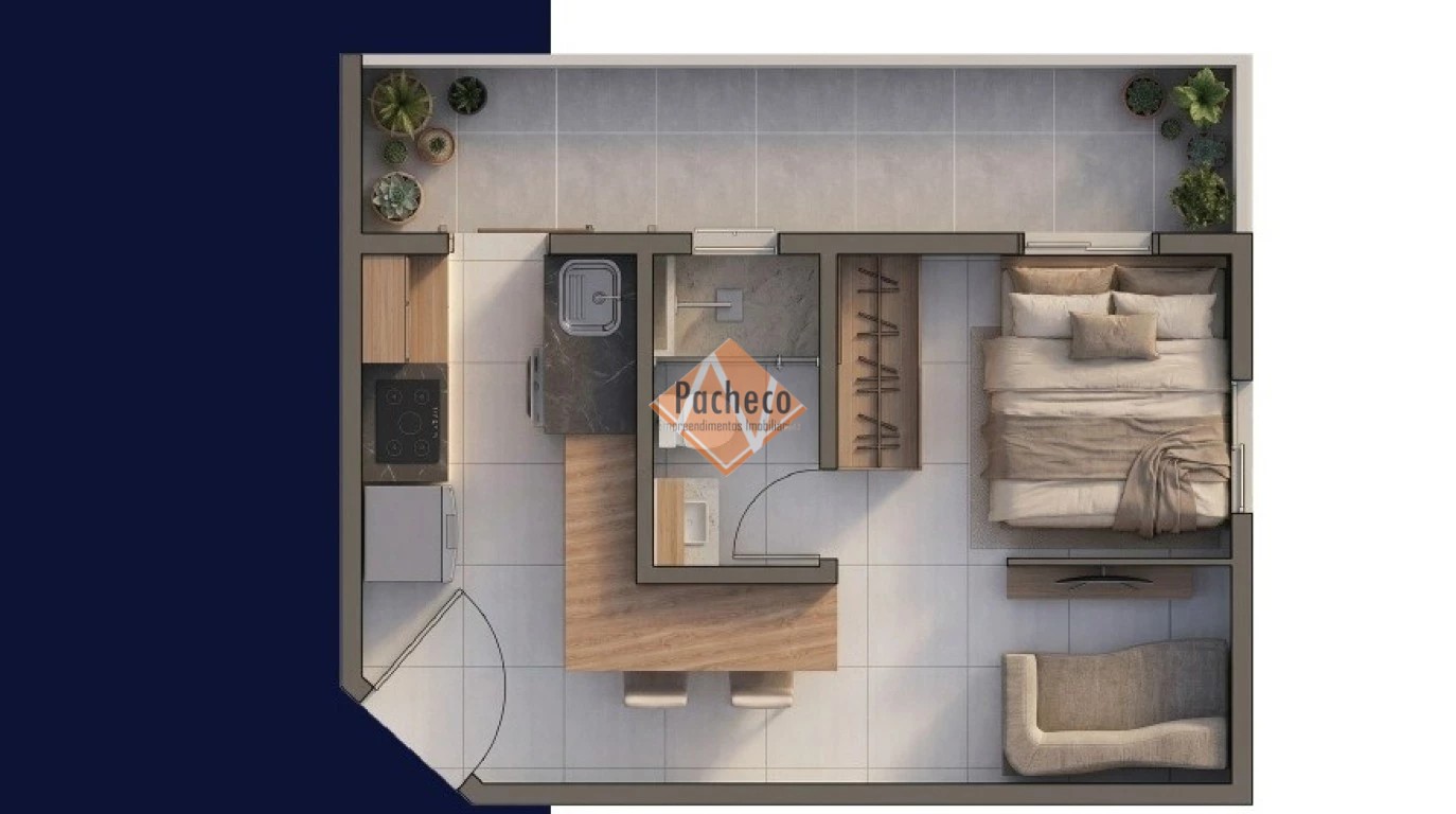 Apartamento, 1 quarto, 30 m² - Foto 5