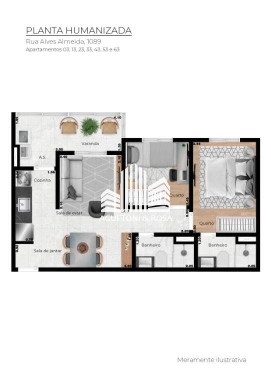 Apartamento à venda com 2 quartos, 50m² - Foto 22