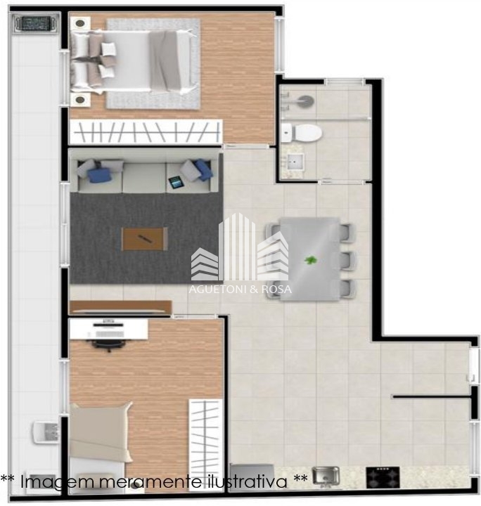 Apartamento à venda com 2 quartos, 44m² - Foto 37