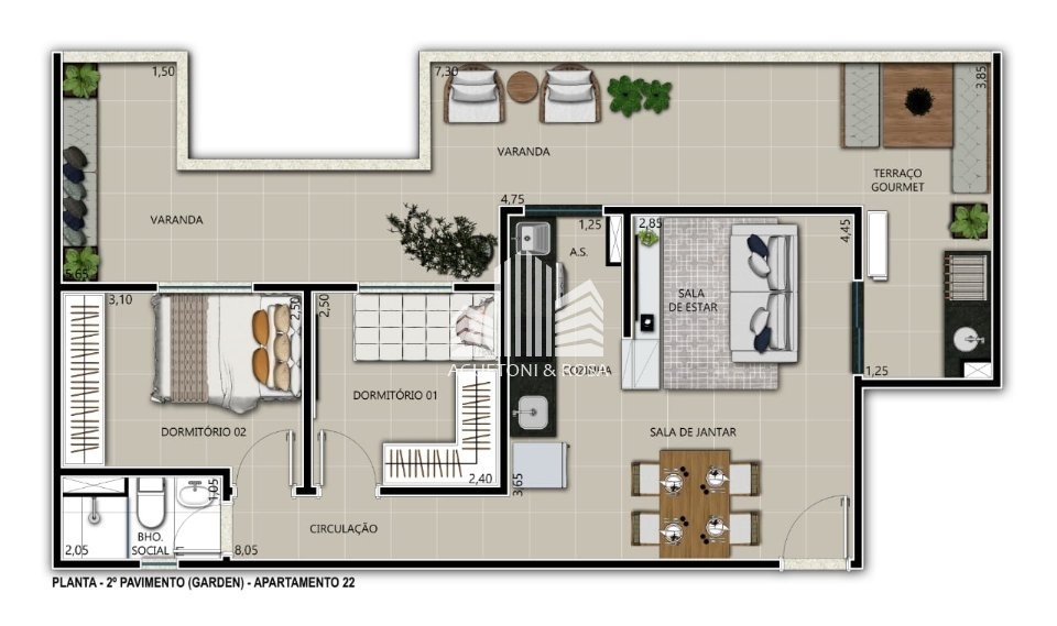 Apartamento à venda com 2 quartos, 41m² - Foto 24