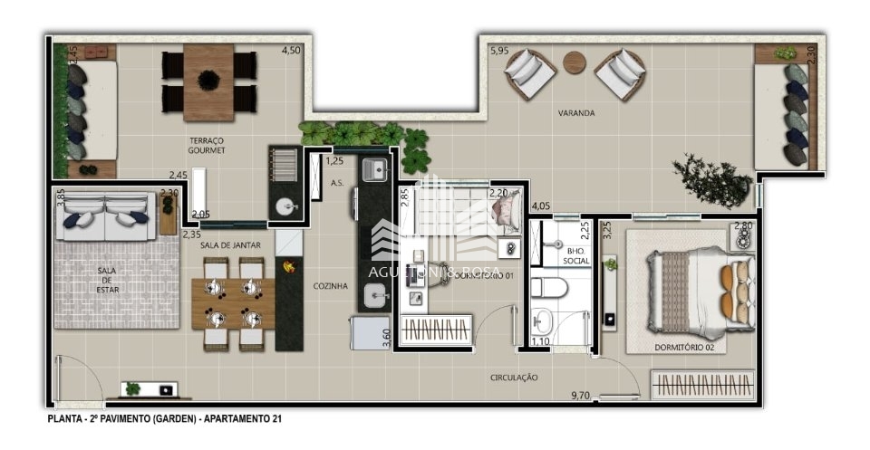 Apartamento à venda com 2 quartos, 41m² - Foto 30