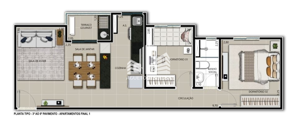 Apartamento à venda com 2 quartos, 41m² - Foto 32