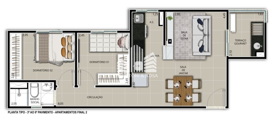 Apartamento à venda com 2 quartos, 41m² - Foto 34