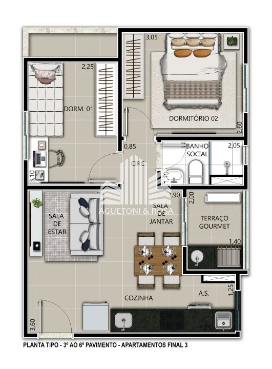 Apartamento à venda com 2 quartos, 41m² - Foto 33