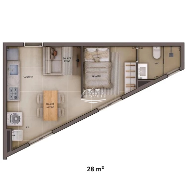 Apartamento, 1 quarto, 29 m² - Foto 8