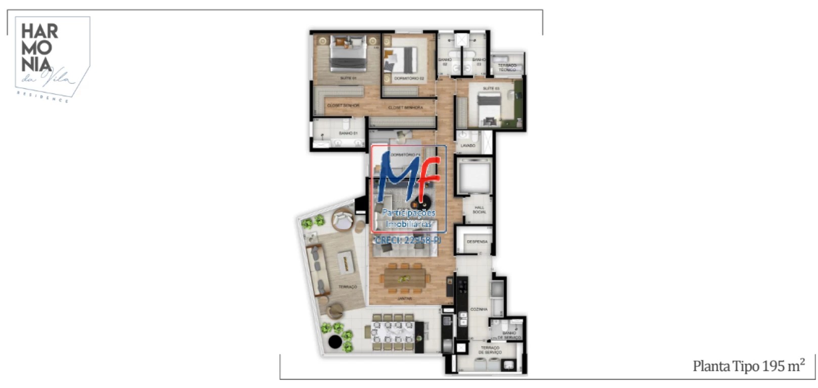 Apartamento, 3 quartos, 195 m² - Foto 5