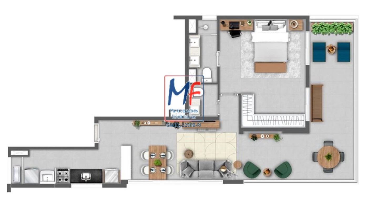 Apartamento, 1 quarto, 85 m² - Foto 8